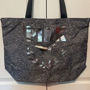 💕PINK💕by Victoria's Secret💕PINK💕
Large 🩶Gray🩶Canvas Tote/NWT